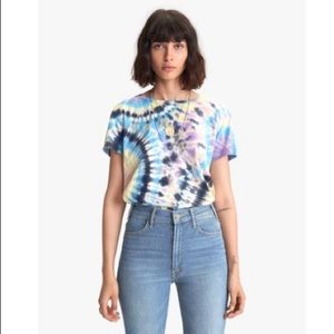 MOTHER Tie Dye The Boxy Goodie Goodie T-shirt